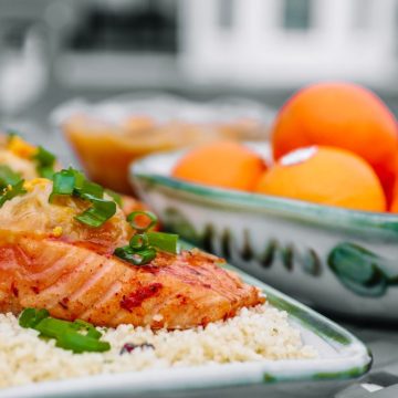 Bourbon and Mandarin-Glazed Salmon