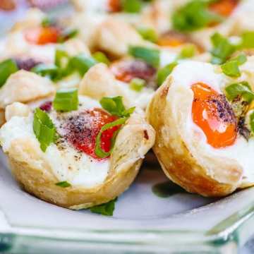 Happy Egg + Country Ham Brunch Cups, Easy Brunch Recipes, by JC Phelps of JCP Eats