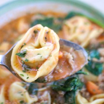 Creamy Sausage Tortellini Soup