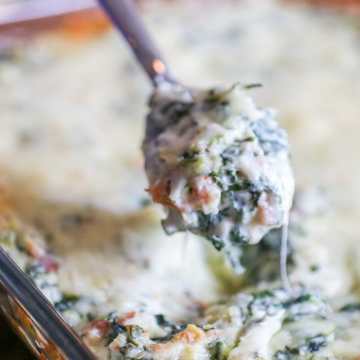 Spinach Bacon Artichoke DIp