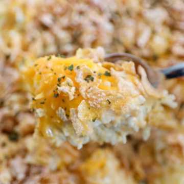 Hashbrown Casserole with Corn Flakes