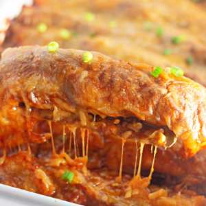 Beef Enchiladas with Homemade Sauce