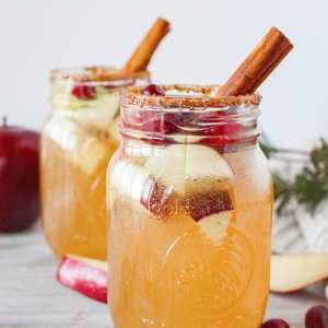 Sparkling Apple Cider Sangria