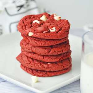 Cake Mix Red Velvet Cookies