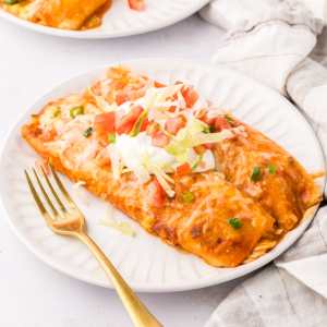 Cream Cheese Chicken Enchiladas