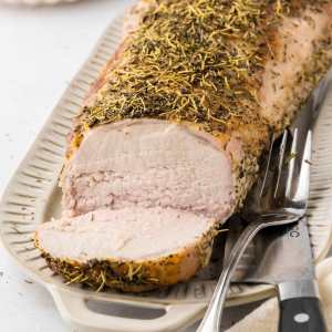 Herb-Crusted Pork Loan