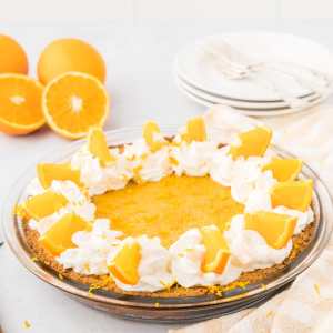 Orange Creamsicle Pie