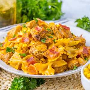 Creamy Chicken and Corn Pasta