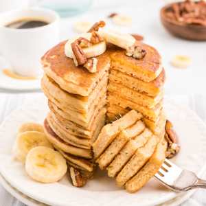 Whole Wheat Banana Pancakes