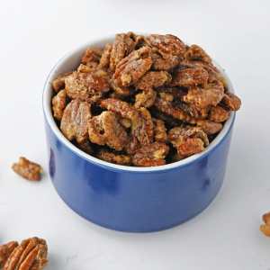 Air Fryer Candied Pecans