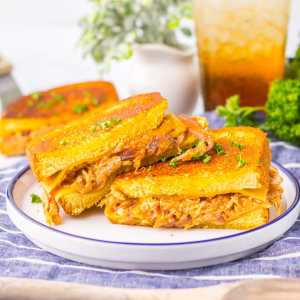 BBQ Chicken Grilled Cheese