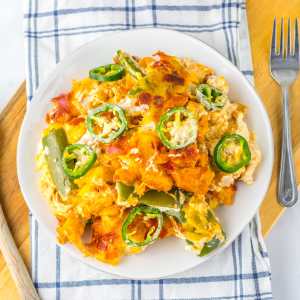 Jalapeno Popper Chicken Casserole