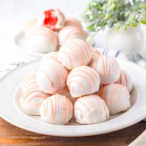 Strawberry Cheesecake Truffles