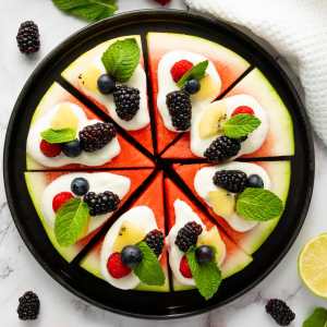 Watermelon Fruit Pizza