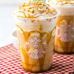 Copycat Starbucks Caramel Ribbon Crunch