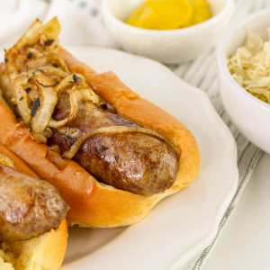 Oven Roasted Beer Brats