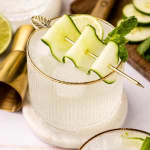 Cucumber Gin and Tonic