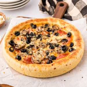Homemade Deep Dish Pizza