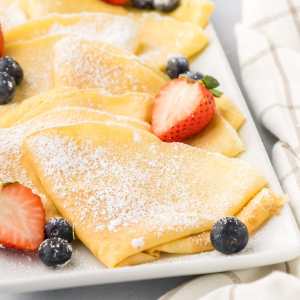 Homemade French Crepes